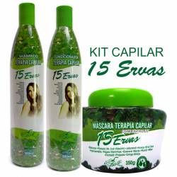 Kit Terapia Capilar - 15 Ervas